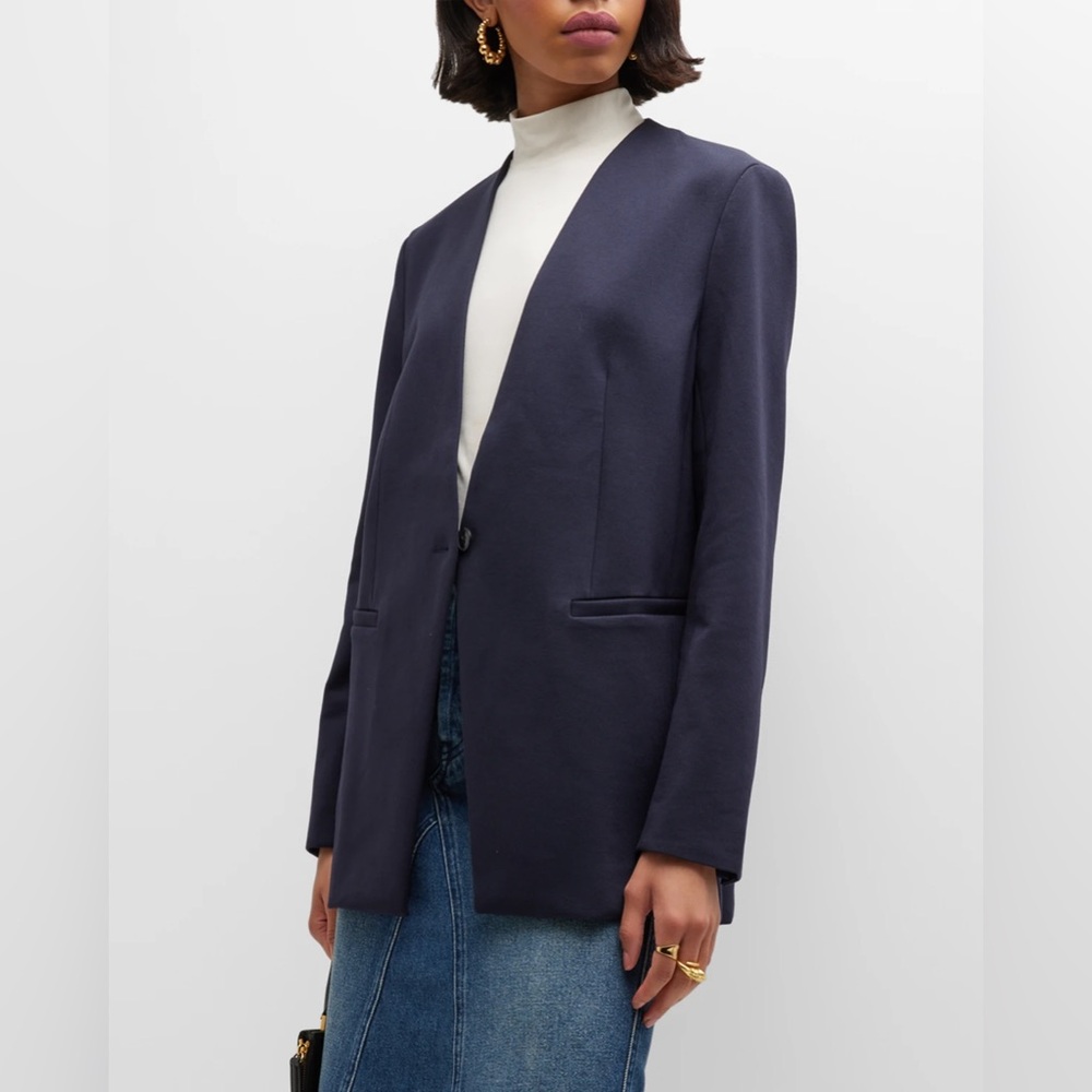 Spanx Perfect Collarless Blazer Navy size 3X